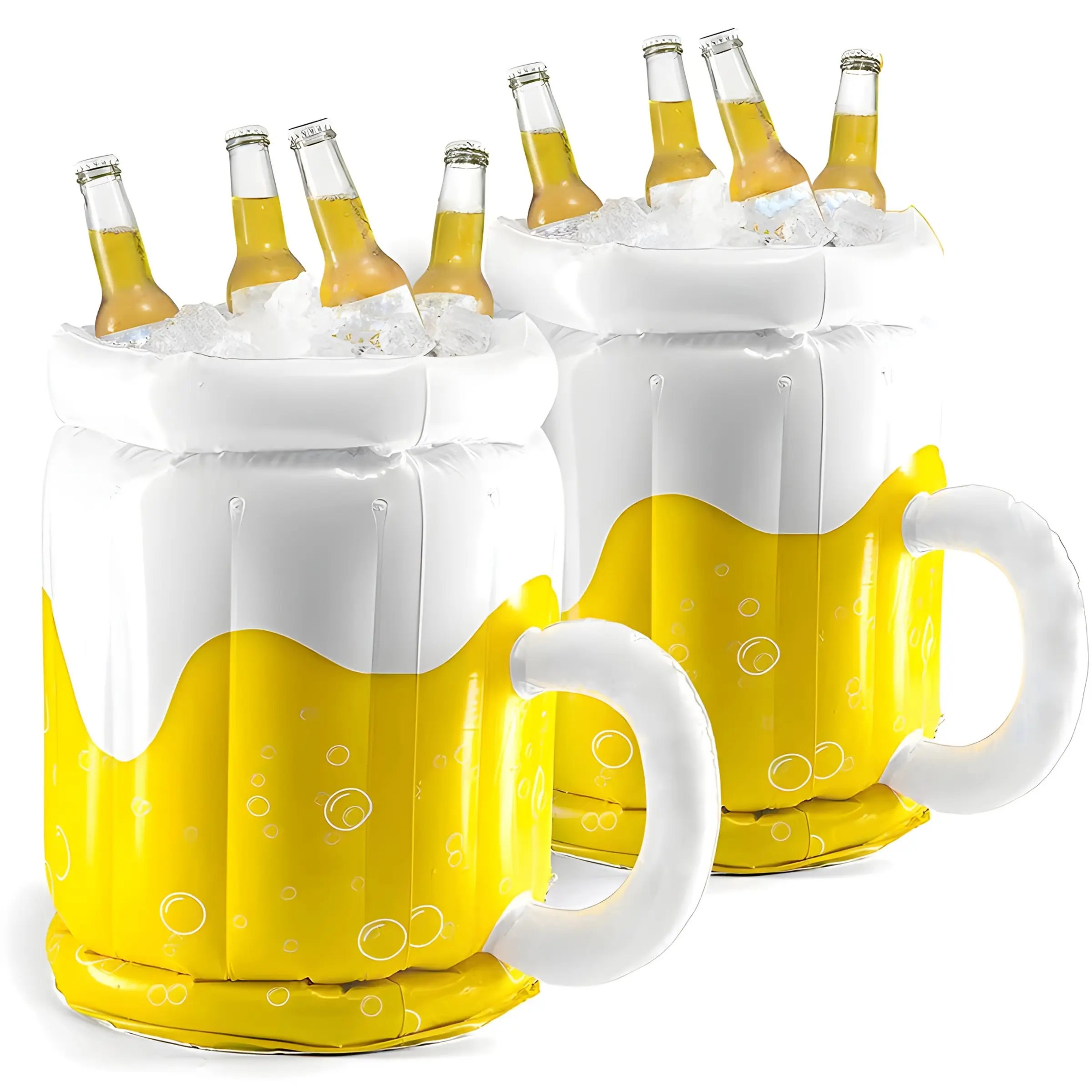Inflatable Ice Bucket with Handle for Parties & Events – Portable & Easy-Storage Cooler for Chilled Drinks, Essential Summer Companion for Hosts & Party Lovers, Festive Outdoor Vibe