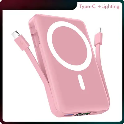 Compact Magnetic Travel Power Bank 10000mAh