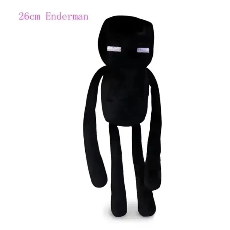 26cm Enderman Gaming Character Stuffed Toy, Soft Huggable Fuzzy Stuffed Collectible, Cuddly Doll Gift for Children