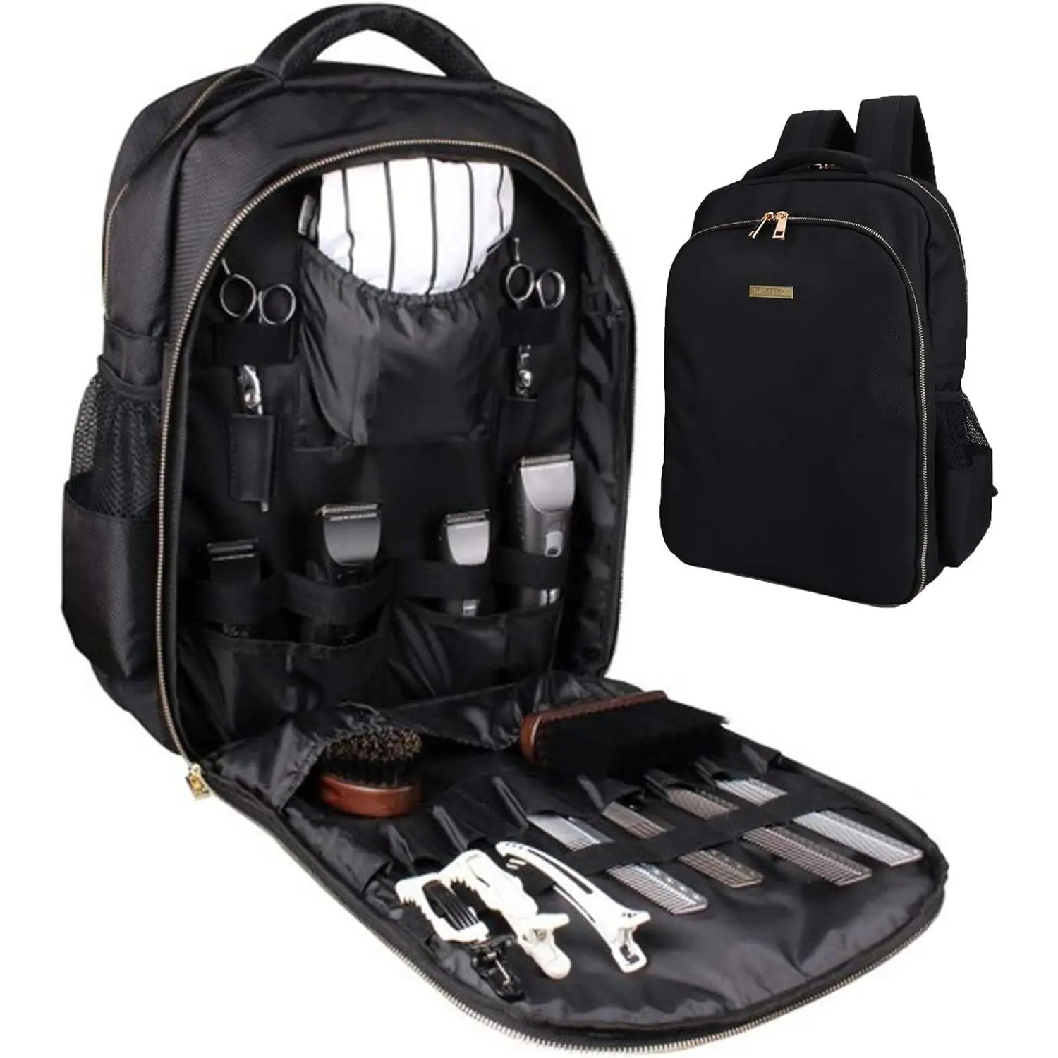 Barber Supplies Bag Organizer for Clippers and Supplies, Portable Clipper Bags and Cases for Men,  Bag Hairstylist Clipper Backpack for Barber Accessories Essentials Stuff