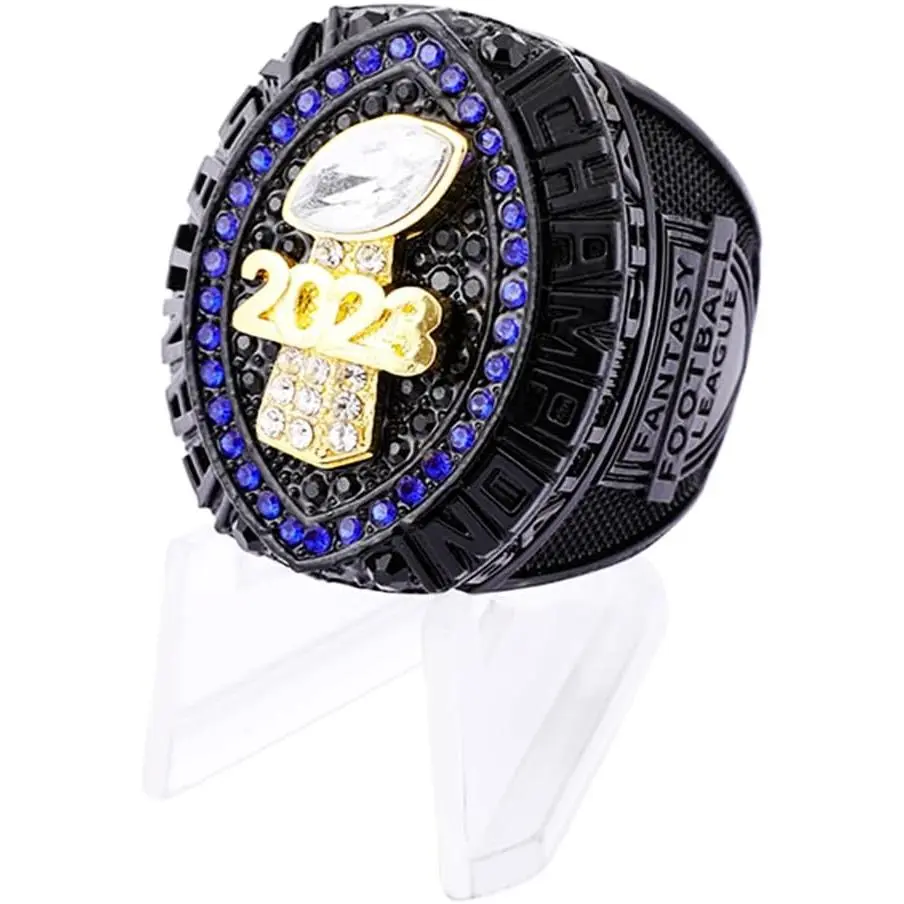 2023 Fantasy Football Championship Trophy Ring Award Prize  MVP Winner  Ring