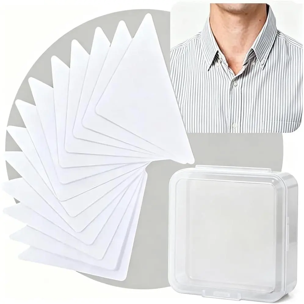 160Pcs Collar Stays Dress Shirt Collar Inserts for Men's Polo Shirts Shirt Collar Support Large Quantity in Boxes Convenient for Travel and Business Trips