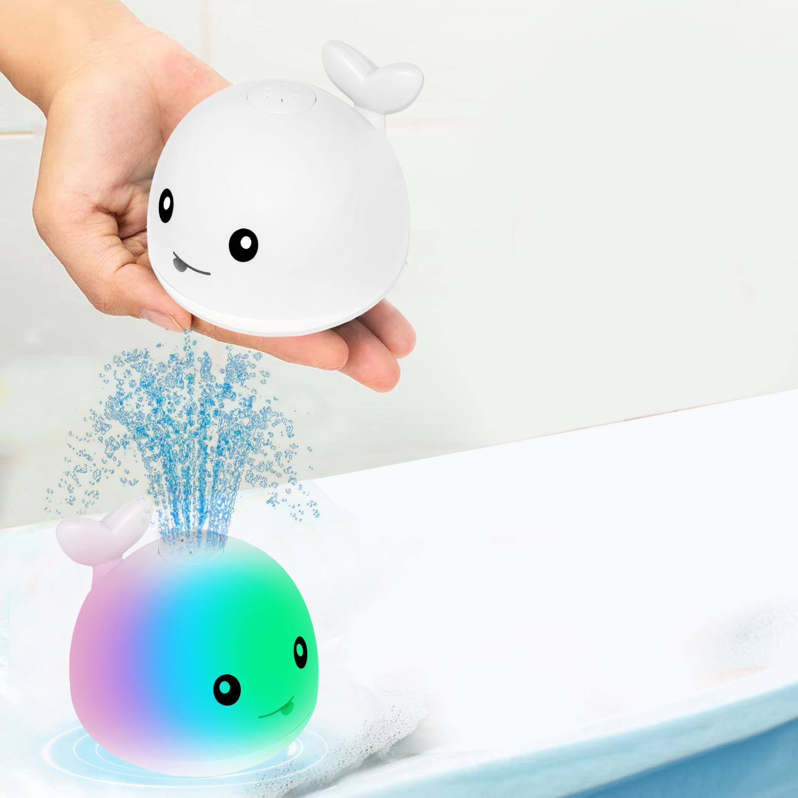 Electric Mini Whale Water Toy with Colorful Lights, Requires 3 AAA Batteries (Not Included), Unisex Bathing Shower Water Fun for Kids #GLOBAL PICKS Electric Mini Whale Water Toy with Colorful Lights, Requires 3 AAA Batteries (Not Included), Unisex Bathing Shower Water Fun for Kids #GLOBAL PICKS