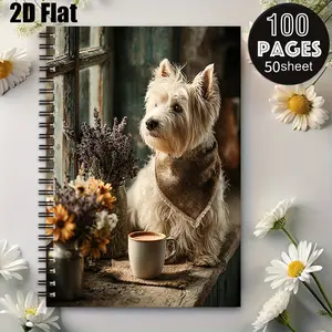 1 Spiral Coil Notebook 5.7x8.26 Inch, High-Quality Lined Pages, Durable Binding, Perfect for Camping Journal, Travel Diary, Outdoor Adventure Log, RV Trip Notes, Ideal Gift for Nature Lovers on Thanksgiving, Christmas, Birthdays [2D] Flat