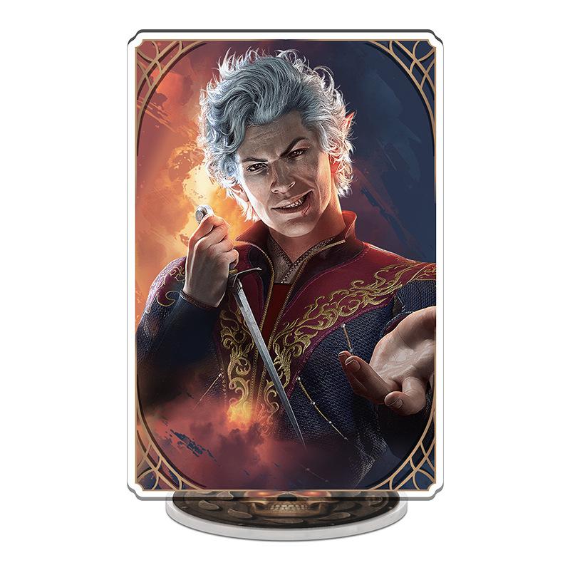 Hot Anime Game Baldur Gate Acrylic Stand Model Keychain Cartoon Figure Charname Edwin Odesseiron Cosplay Friend Gift