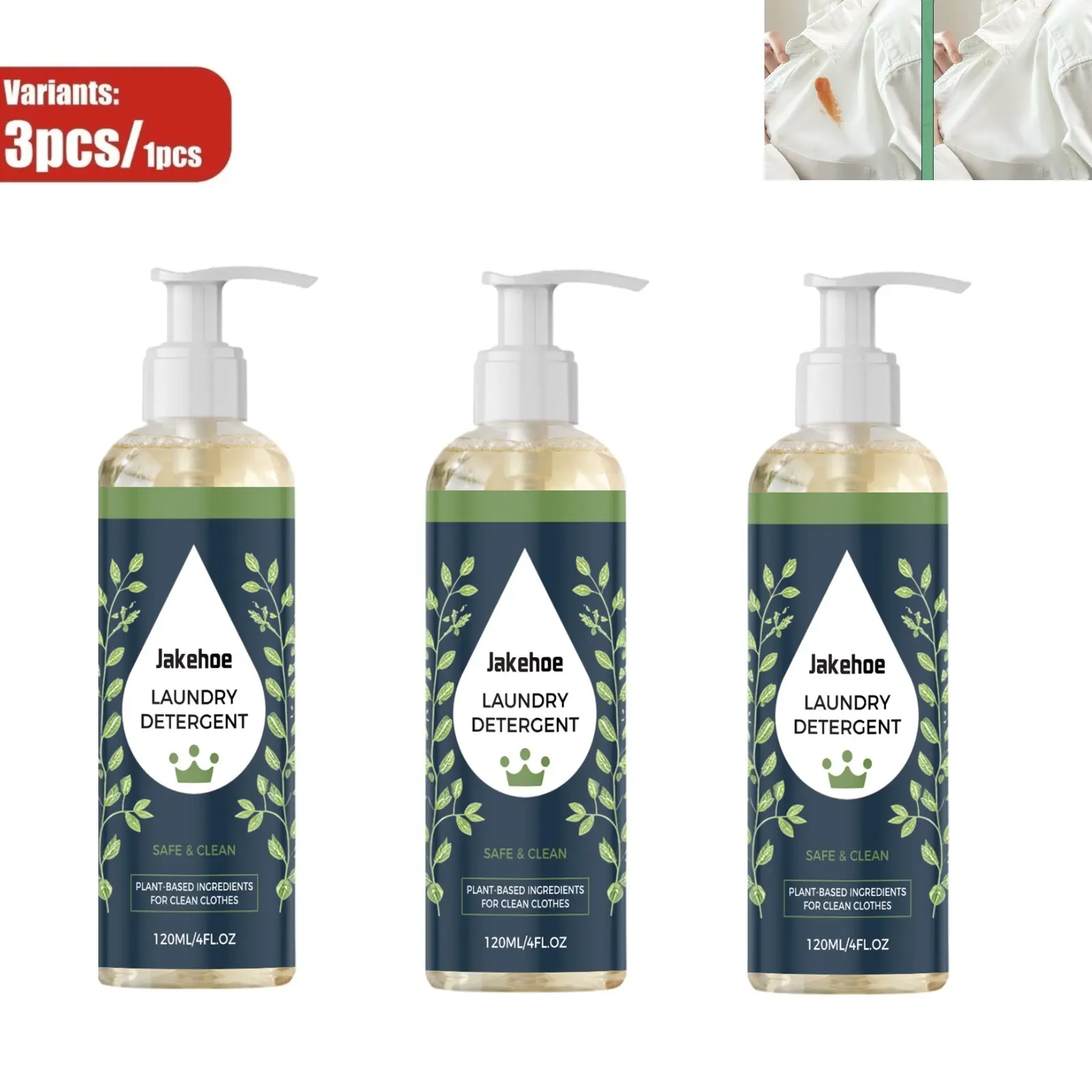Portable Pack Laundry Detergent, Powerful Oil & Stain Removal, Deep Clean And Gentle Care For Fabrics, Leave Long-Lasting Fresh Fragrance To Refresh And Renew Clothes For Daily Washing
