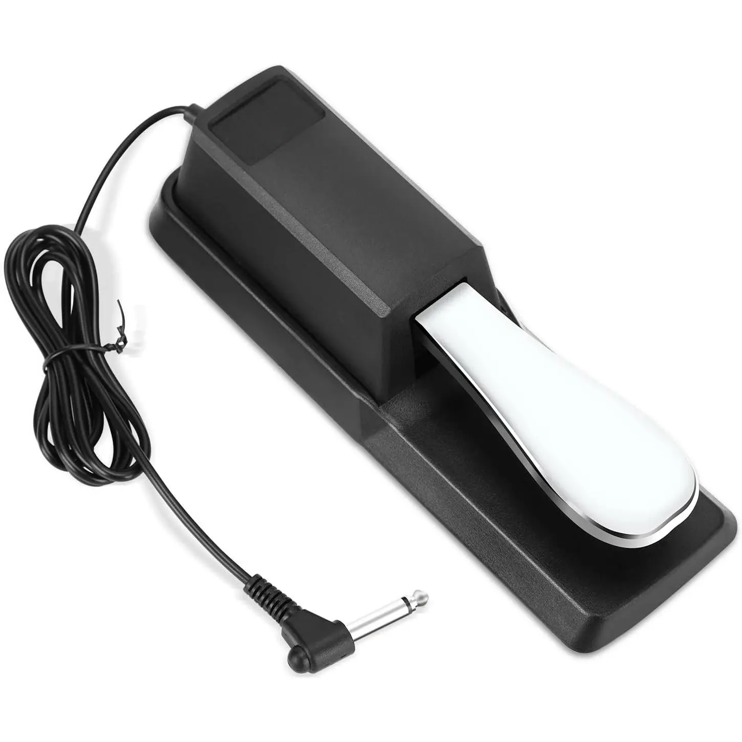 Sustain Pedal, Sustain Pedal for Keyboard ,  Piano Pedal for Keyboard with Polarity  for MIDI Keyboards, Digital Pianos, ,  and , 1/4'' Input Plug by