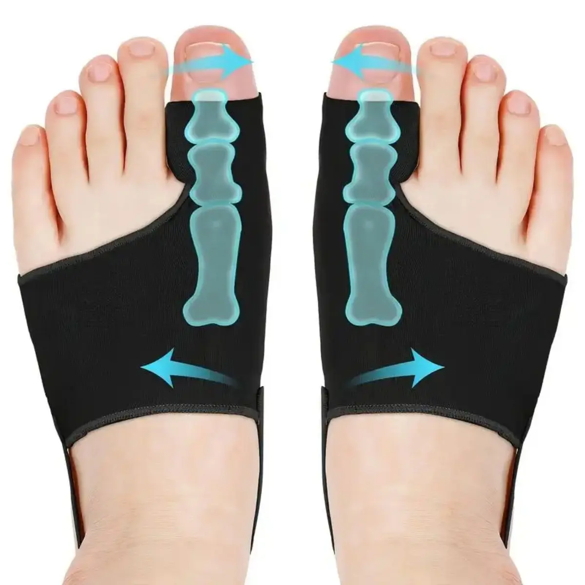 Bunion Corrector for Women Big Toe Straightener,Orthopedic Bunion Splint, Non-Surgical Hallux Valgus Correction, Hammer Toe Straightener, Comfortable & Breathable for Day/Night, Support, Braces, Foot