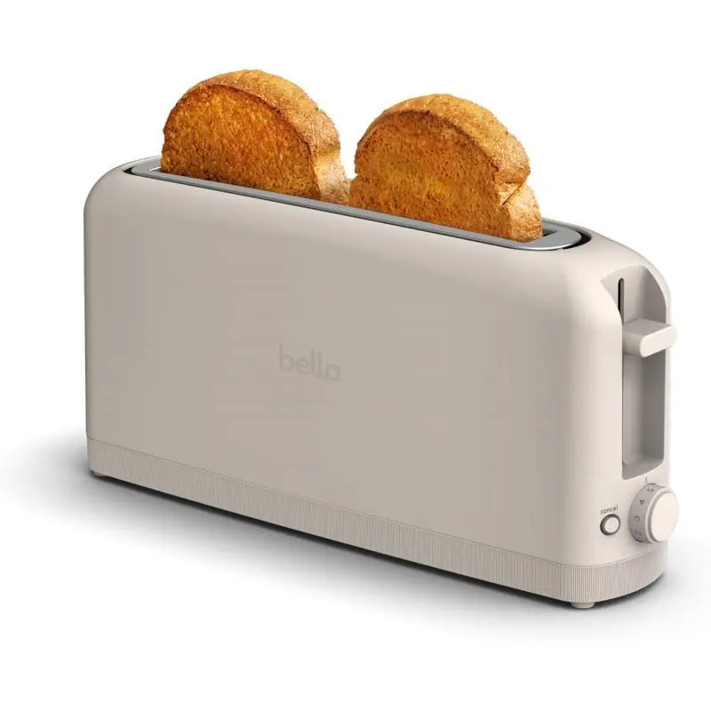 2 Slice Slim Fits-anywhere™ Toaster, Kitchenware with 6 Setting Shade Control, Reheat & Cancel Buttons, 10" Long Slots for Sourdough, Anti-Jam, Auto Shutoff, 900w Power