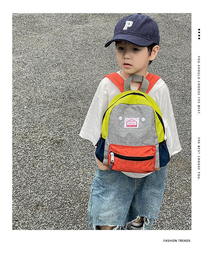 2026 New Model Children's Backpack: Simple and Lightweight Canvas Backpack for Boys and Girls, Suitable for School Season, with Spine Protection