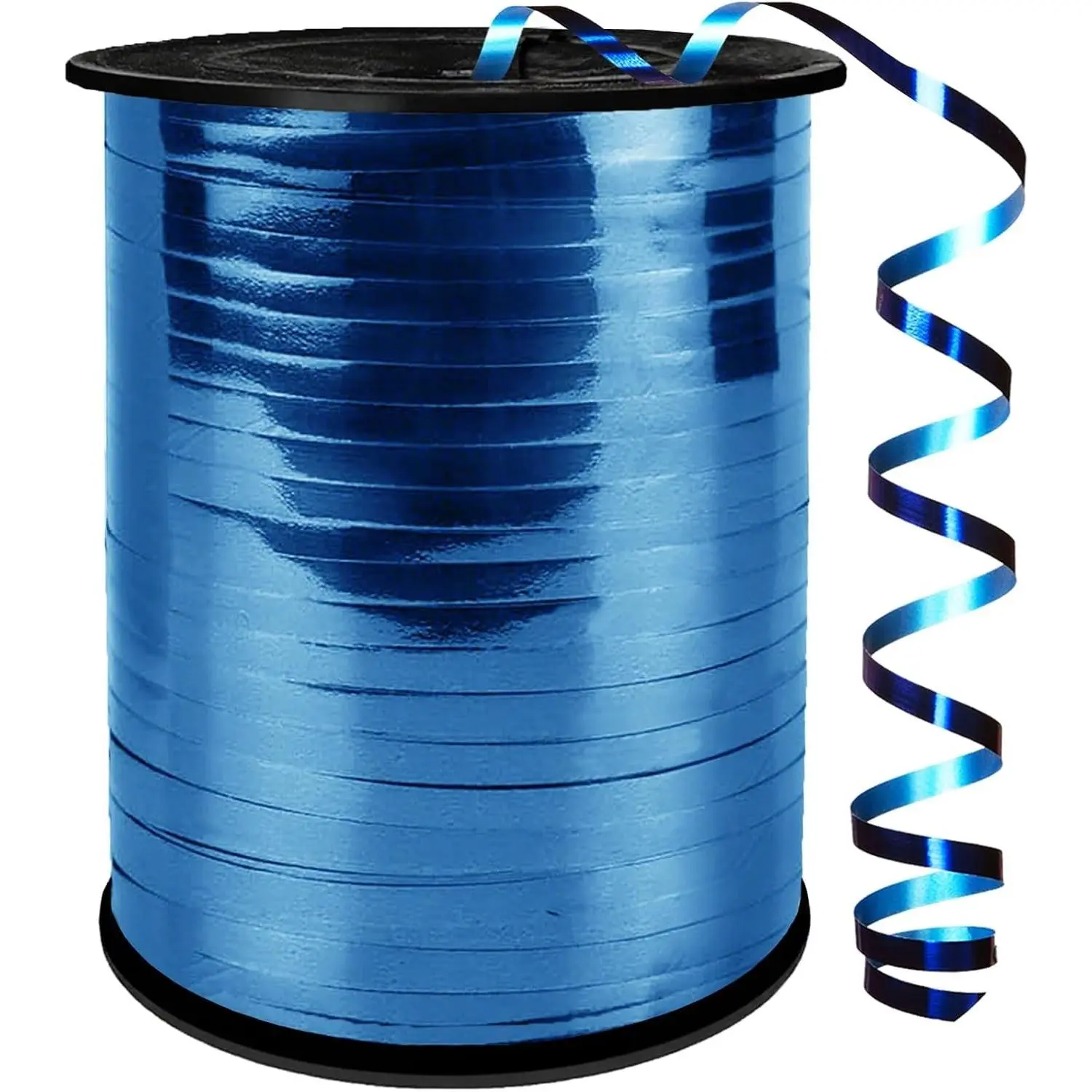 Metallic Shiny Curling Ribbon，500 Yard，1/5" for Crafts,Gift Wrapping, Balloon String, Baby Shower, Parties & Festivals, Florist Flowers (Blue)