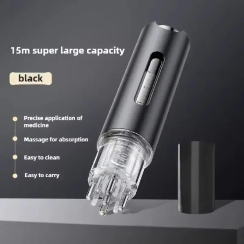 Portable Scalp Medication Kit, 15ML with Funnel, Syringe, Cleaning Brush, Home Use, Hair Care Tool, Ideal for Scalp Treatment, Hair Care Solution