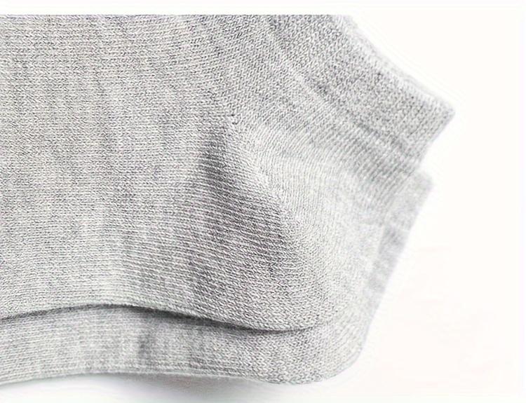 20/30/40/50 Pairs of Breathable and Comfortable Socks, Moisture Wicking, Lightweight and Soft, Suitable for Wearing All Seasons Minimalist Knitted Fabric Outfit Man