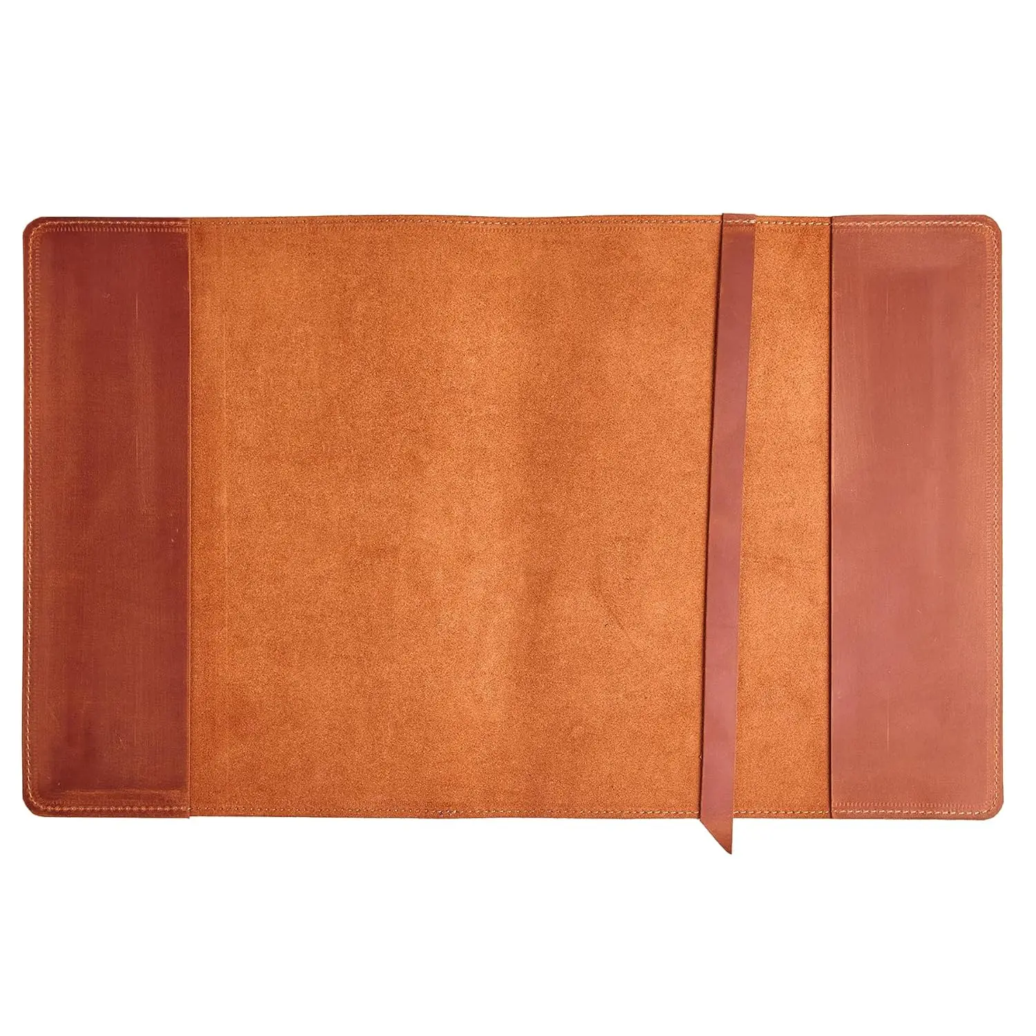TORAKIP  Journal Cover A4 – Refillable Notebook Cover with -in Bookmark, Large Leather Cover for  Letter 8.5" x 11" Inserts (Notebook Not Included), Warm Brown