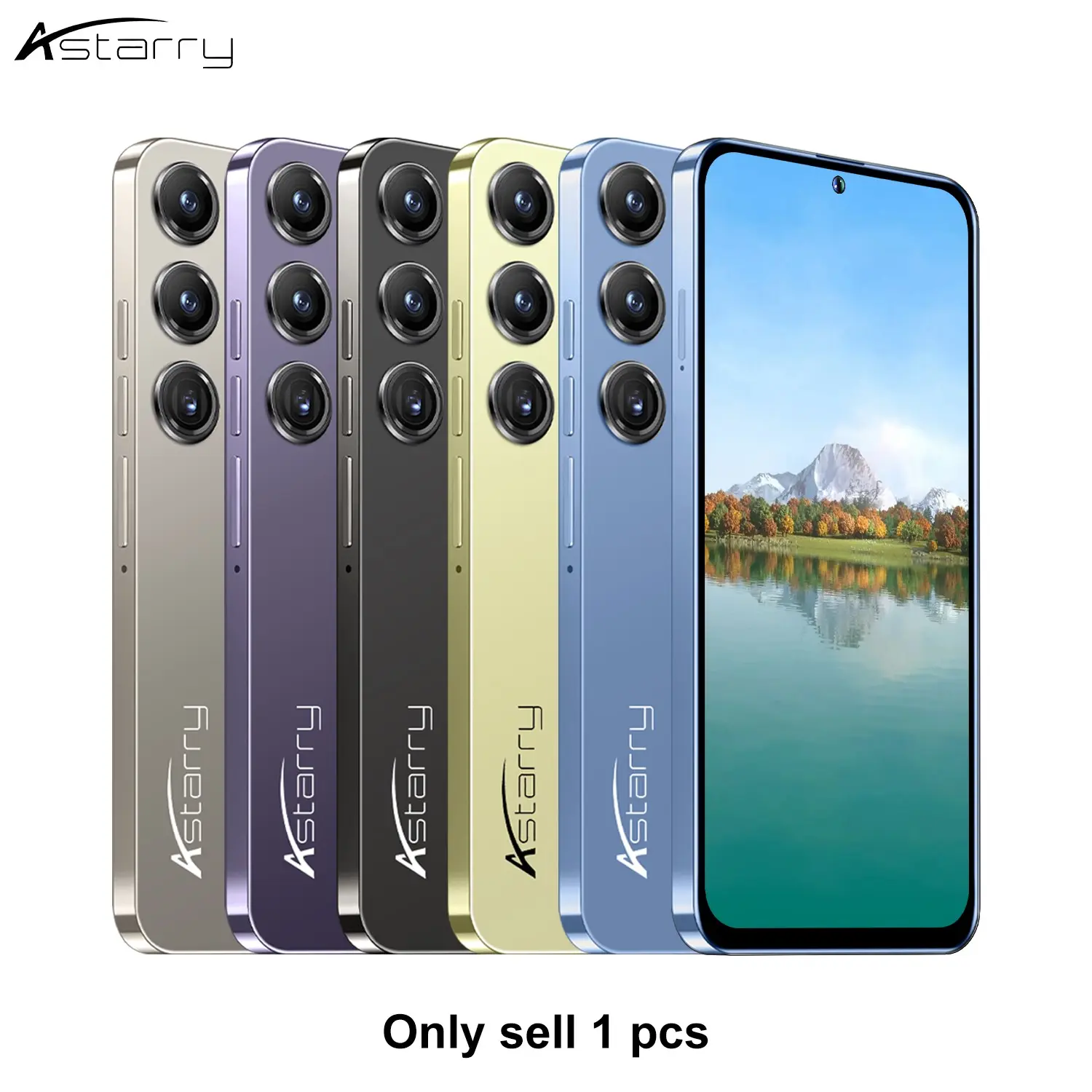 Astarry 6.56-Inch Touchscreen Smartphone, 3gb+32GB/64GB RAM, 5+13mp Camera, 3800mah Battery, Dual Sim, 4g Network, Android Mobile Phone