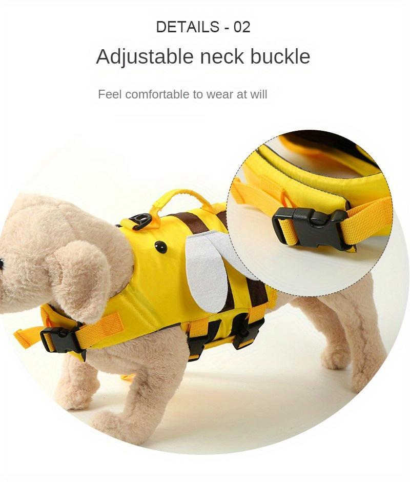 Summer Pet Life Jacket Adjustable Dog Swimsuit, Small And Medium-sized Dog Teddy Bear Buoyancy Swimsuit