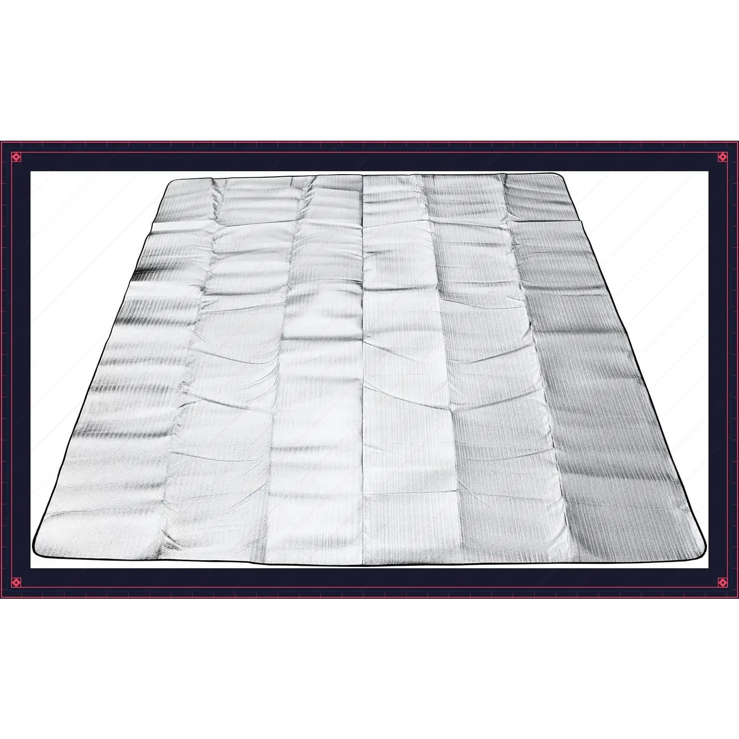Outdoor Double-Sided Moisture-Proof Aluminum Foil Foam Mat - Waterproof Insulated Pad for Picnic, Camping, Beach, TentGift