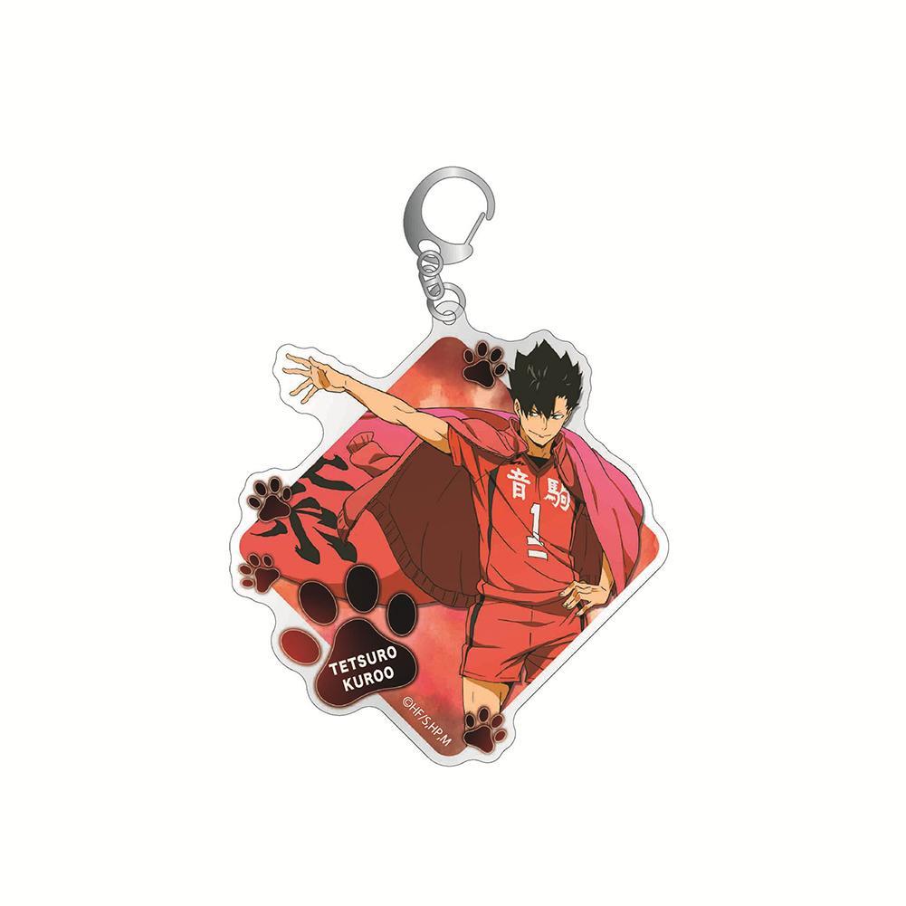 Anime peripherals Keychain Accessories Shoyo Hinata figure Tobio Kageyama Oikawa Tooru Bag Pendant Acrylic Key Ring friends Gift