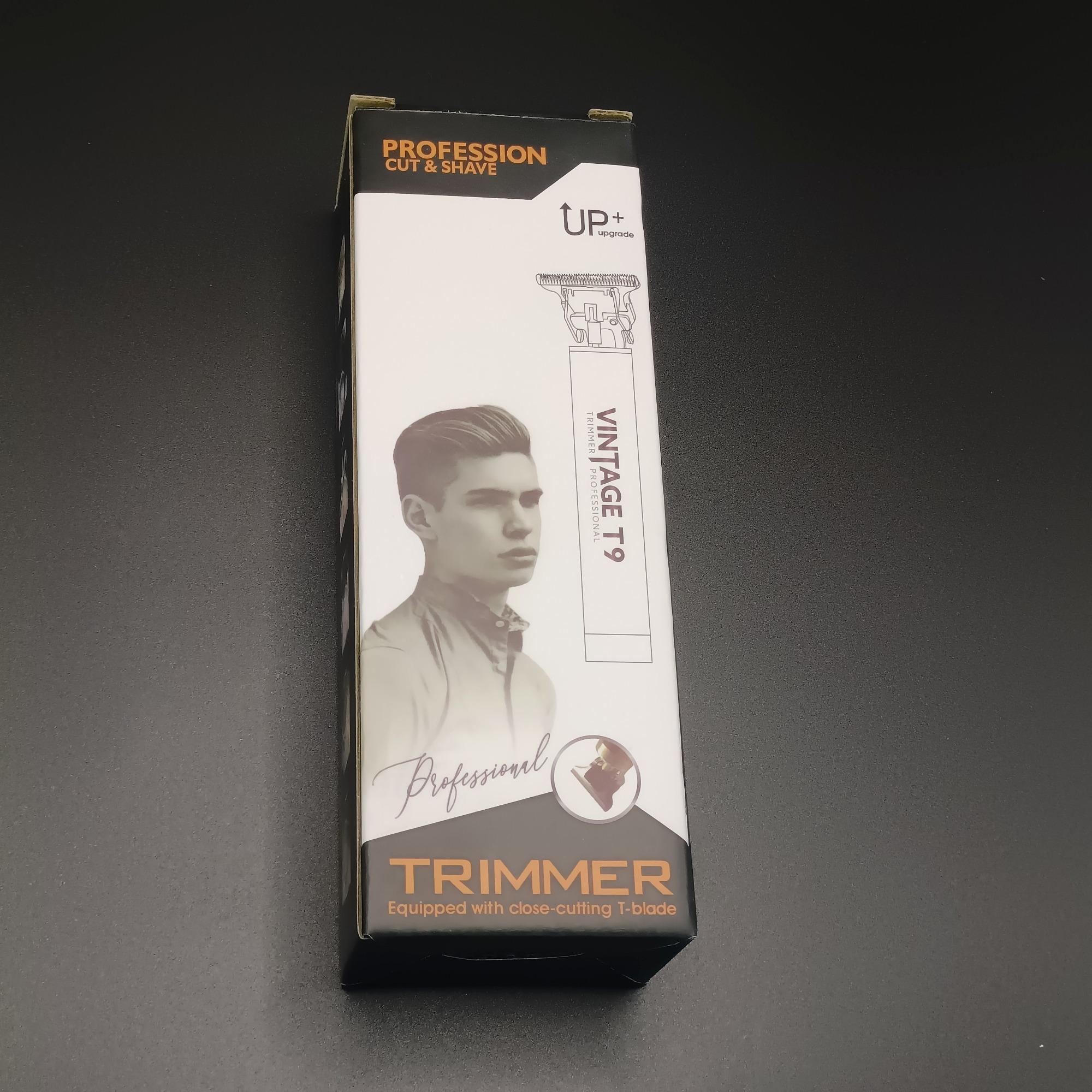 Electric Hair Trimmer Kit, Engraving Pattern T-blade Multifunctional Portable Rechargeable Hair Clipper Set with Display, Hair Styling Tools,Electrical Gadgets, USB Rechargeable Clipper