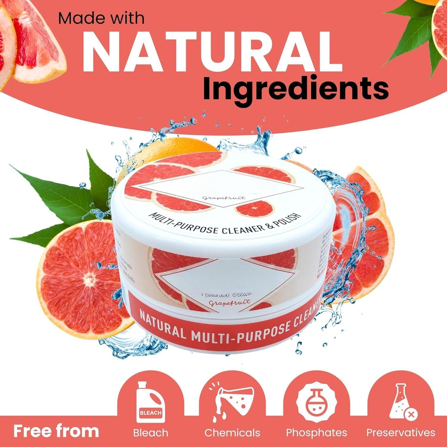 Purpose Cleaner and Polish   Multi-purpose Cleaning Product (1 Pack, Grapefruit)