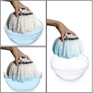 Spin Mop Replacement Head - 6 Pack EasyWring Mop Refills with Base Compatible with O-Cedar Triangle Spin Mop, Microfiber Mop Replace Head Easy Cleaning Floor Head Mop for Floor Cleaning mop floor