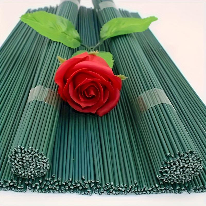 Lifelike Flower Stem, 1 Set Including 50-100pcs Durable Wire Rod Craft Stems , Decorative Flower Stem for DIY Wedding & Home Decor, Ornaments
