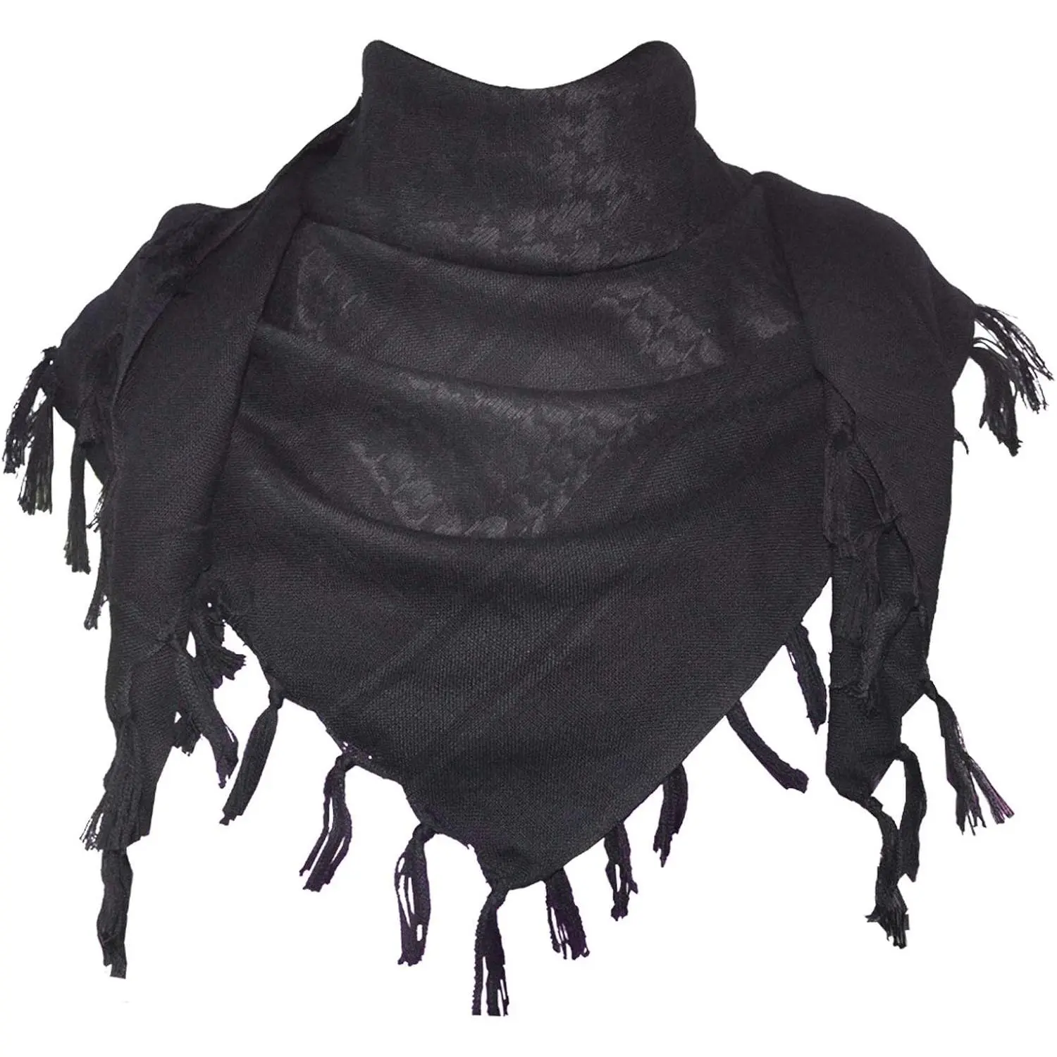 Cotton Shemagh Keffiyeh Tactical Desert Scarf Neck Head Wrap with Tassel for Men WomenGift.