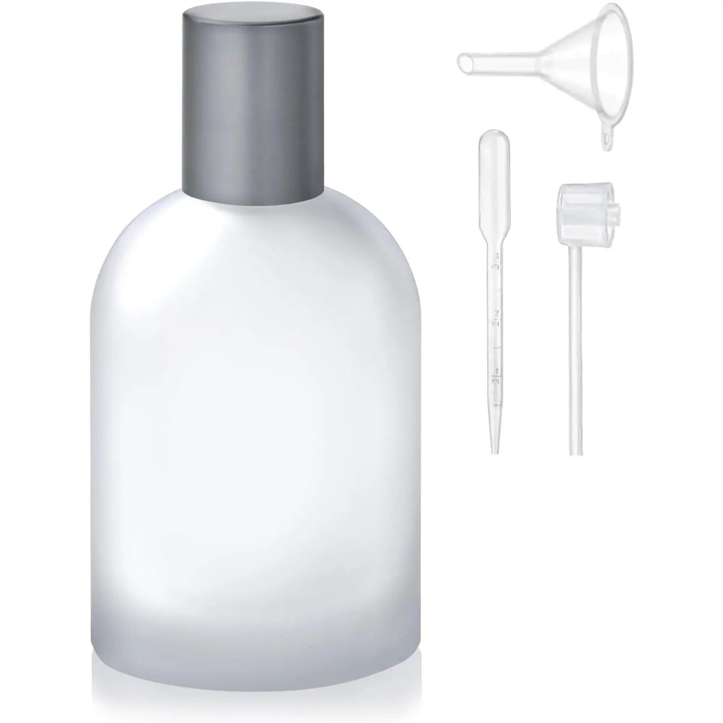 100ml/3.4Oz Glass  Bottle Perfume Atomizer,Empty Refillable | Perfume Bottles Atomizer,Travel Perfume Cologne  Bottle,Come with 3 Kinds of Dispenser