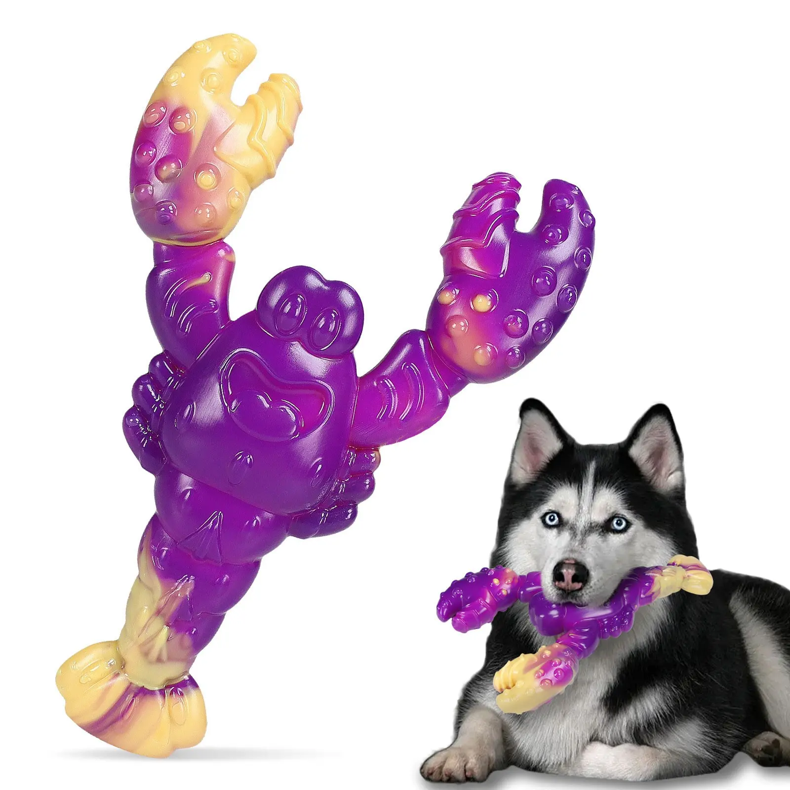 Nylon Beef Flavor Dinosaur Chew Toy for Medium to Large Dogs, Durable Bite-Resistant Dog Toy, Perfect for Puppies and Adult Dogs