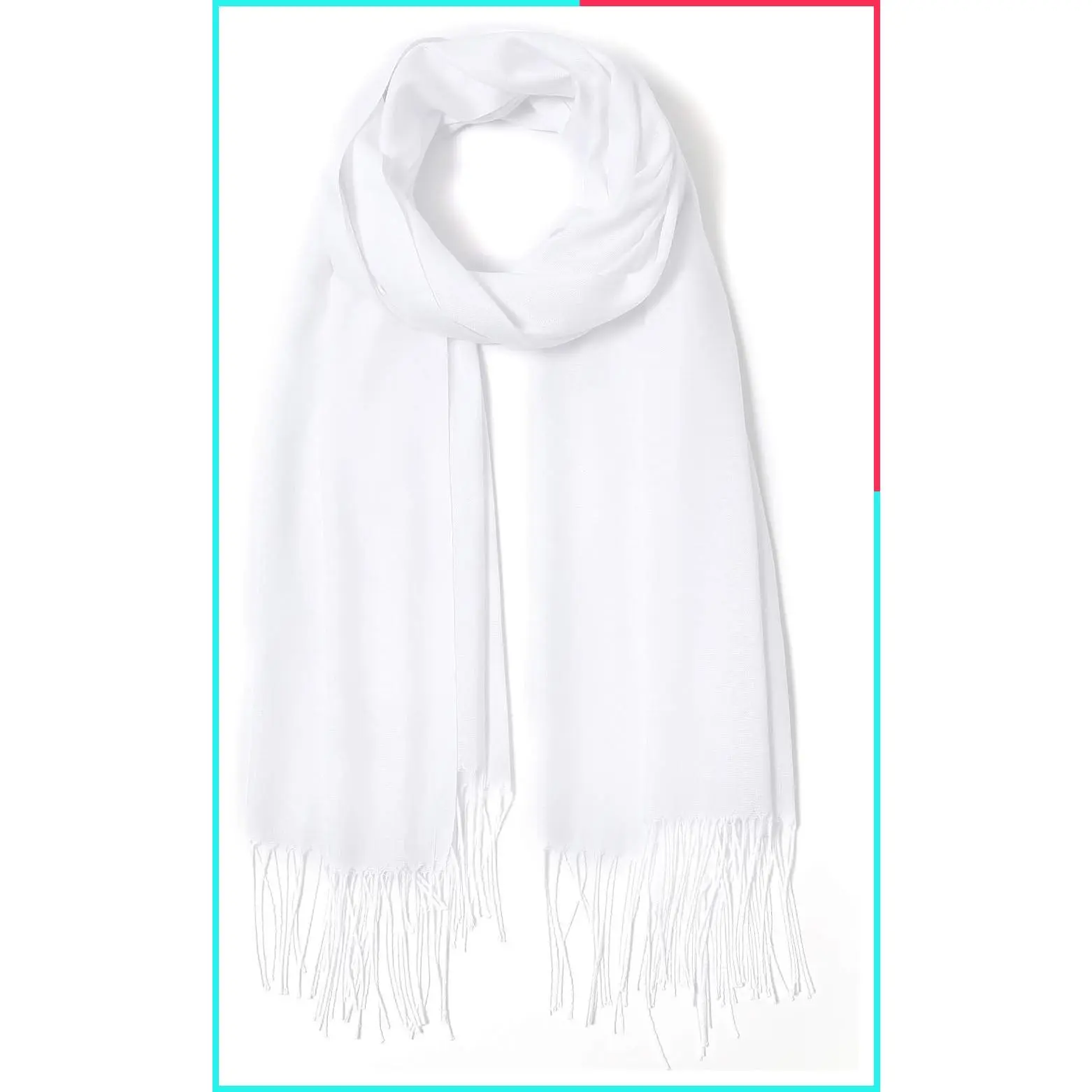 Soft Large Pashmina Shawl Wrap Scarf for Women, Winter Evening Dress Wedding Party Shawl