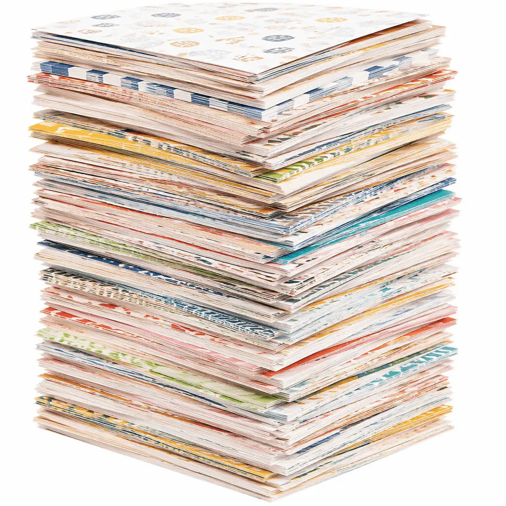 1000-Sheet Multi-Functional Cut-Friendly Decorative Scrapbook Planner Paper, Office Stationery for DIY Crafters and Handmade Project Enthusiasts