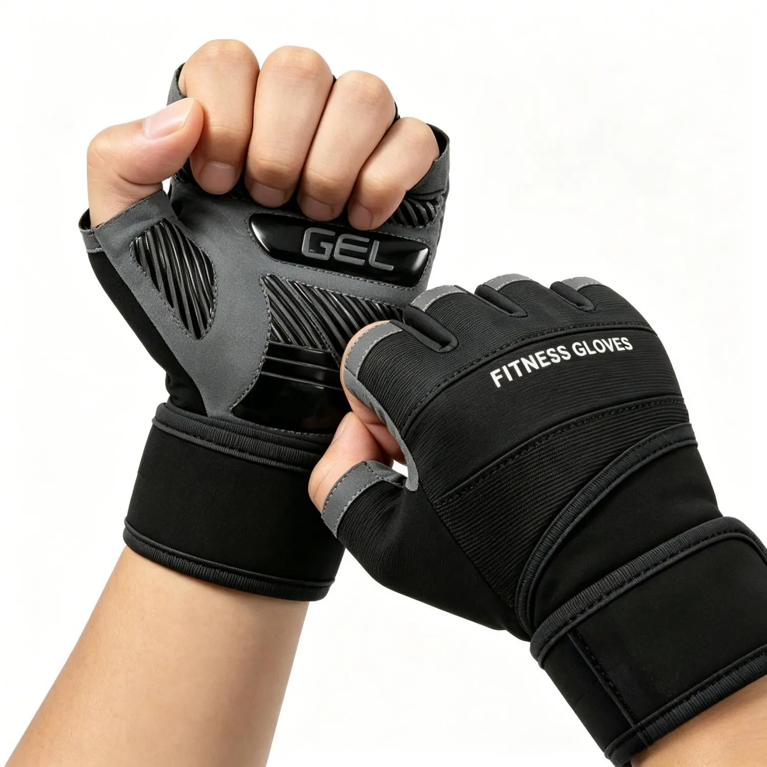 1 Pair Breathable Weight Lifting Gloves Anti-slip Gym Gloves for Men Women Workout Fitness Glove