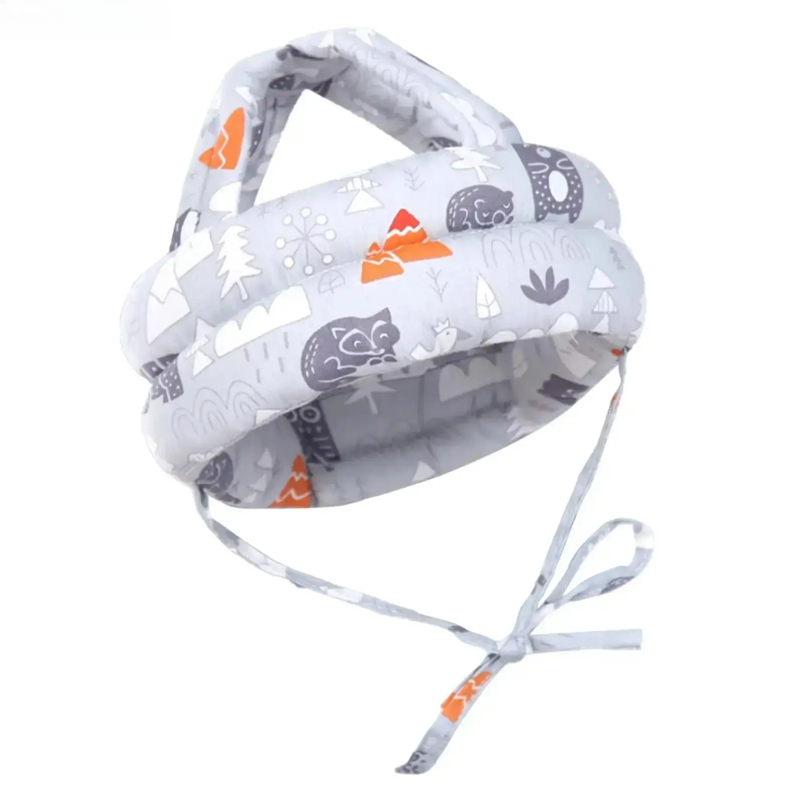 Baby Head Protector, Soft Padded Cotton Safety Cap for Infants & Toddlers, Lightweight Adjustable Bumper Helmet for Crawling and Walking, Baby Items