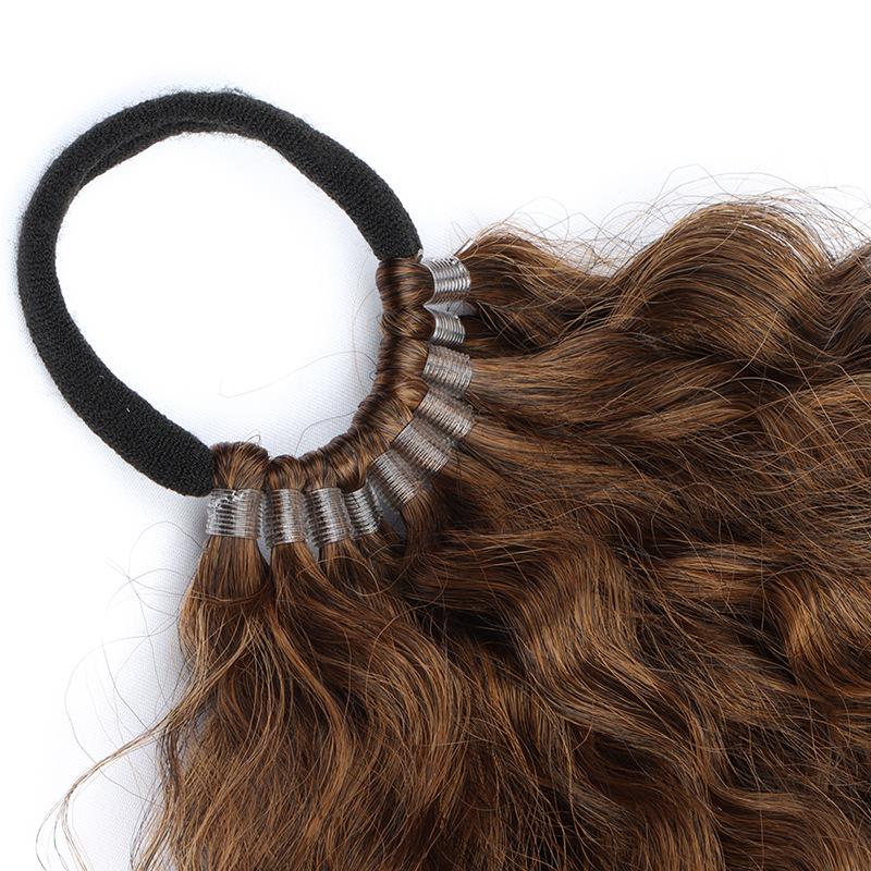 DB- Curly Ponytail Hair Extension Heat Resistant Synthetic Hair Drawstring Ponytail for Women-DB