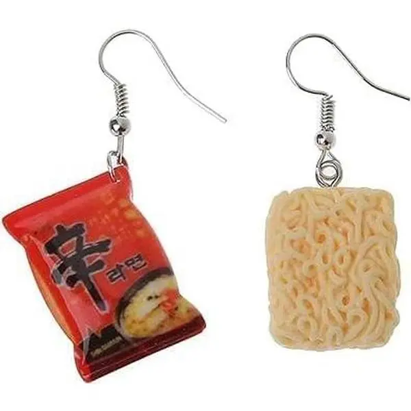 1Pair Funny  Noodle Chili   Drop Earrings Women Fashion  Hook Earrings Artist Painter  Durable, Women's Drop and Dangle Earrings