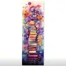 Flower & Book Pattern 5D DIY Diamond Painting Kit without Frame, Colorful Diamond Art, DIY Wall Art Decor, Diy Handmade Crafts