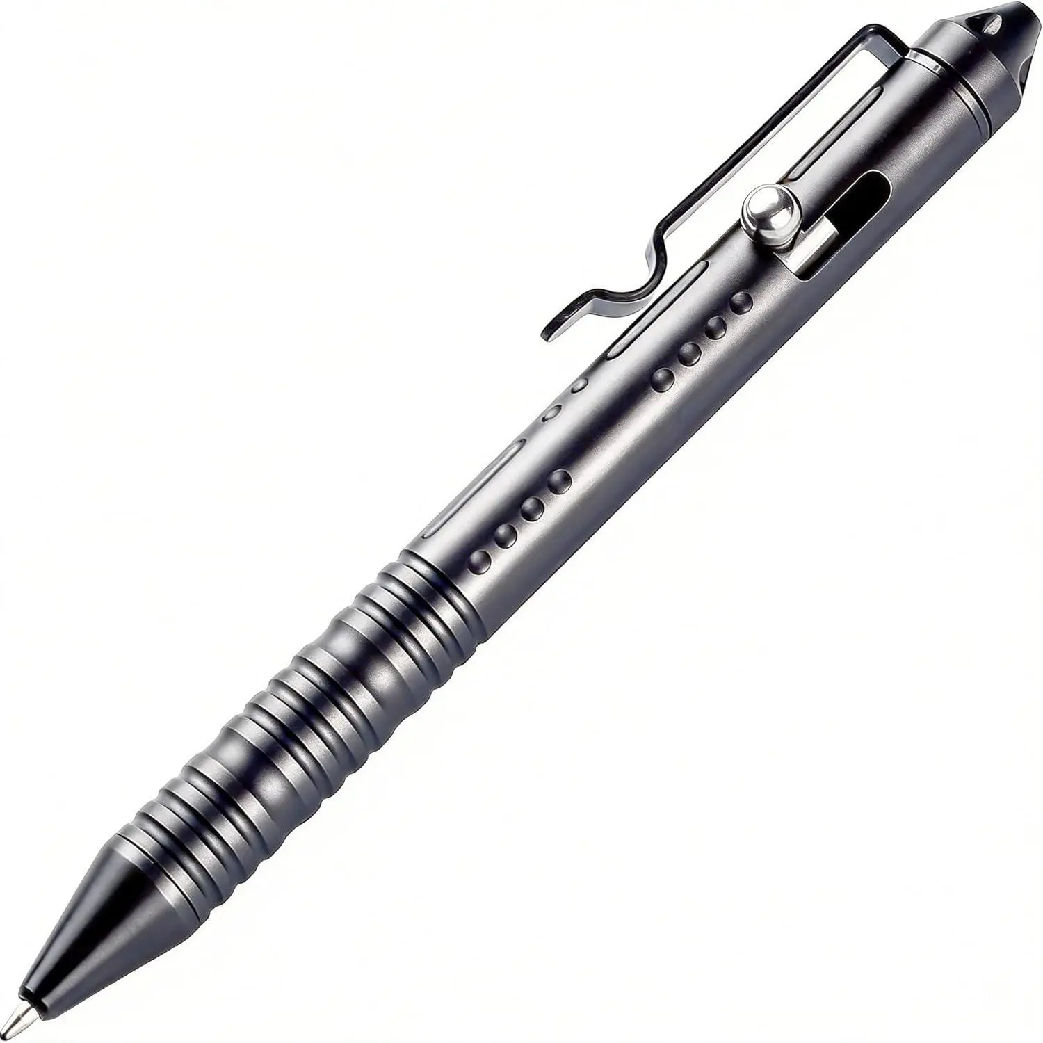 Bolt Action Pen with Tungsten Side 3 Colors for EDC Pocket Color Black(TP156)