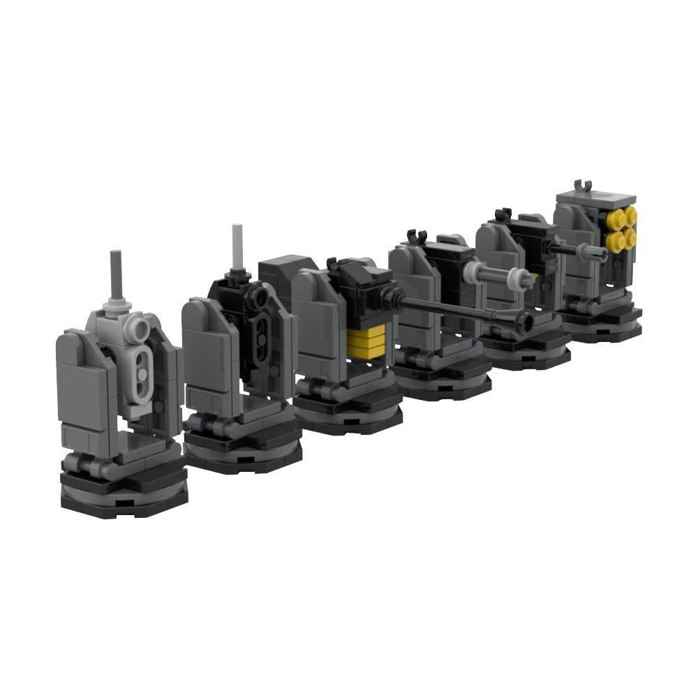 Gobricks MOC Helldivers 2 Super Destroyer Bricks Model EX Emancipator Exosuit Building Blocks Pelican-1 Shuttle DIY Assemble Toy