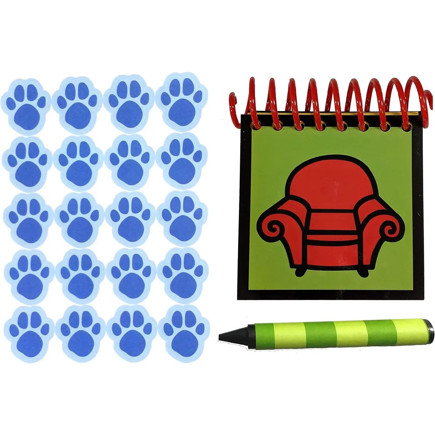 SAHM Did It   Steve Notebook, Crayon, Clue Stickers