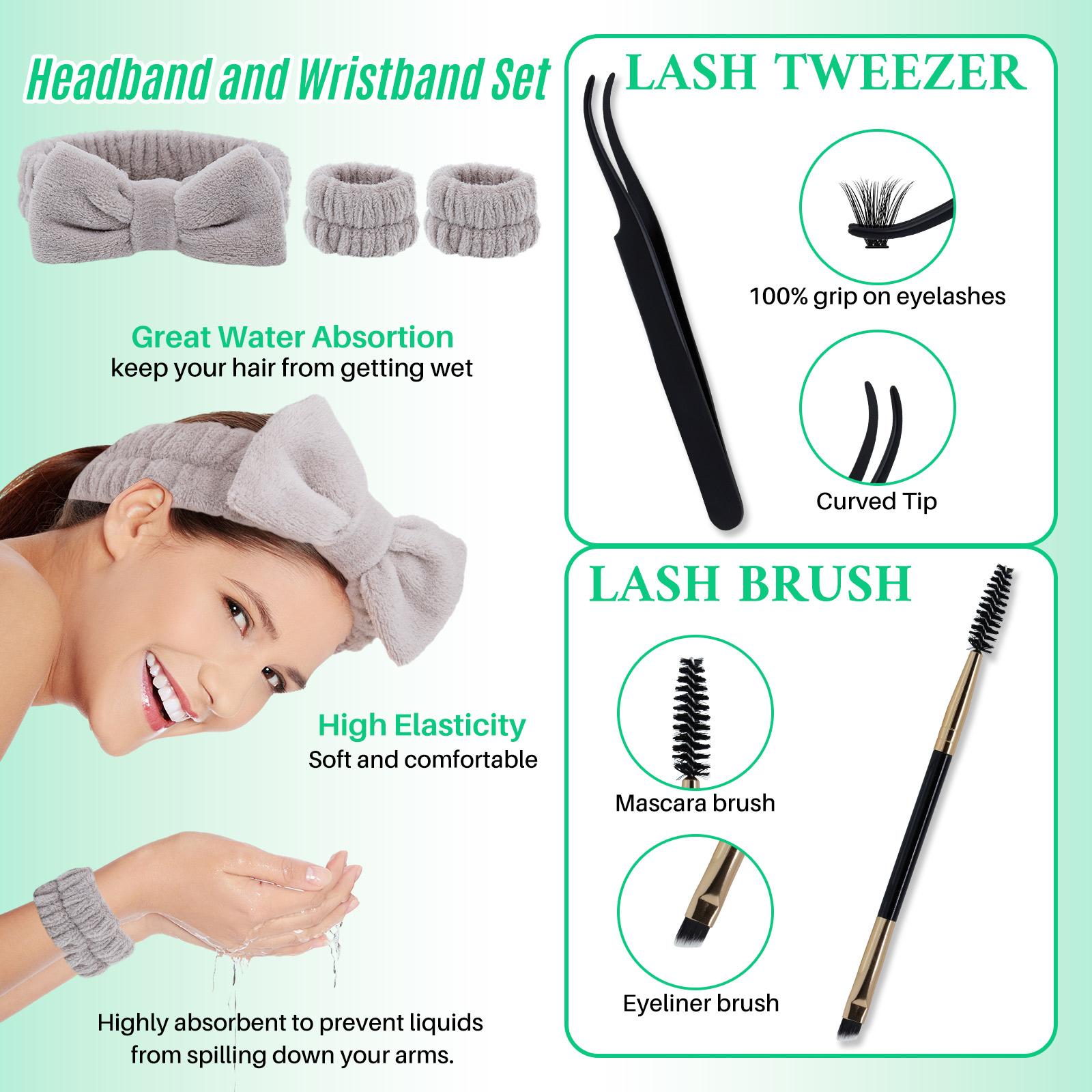 Mixed Length Individual Kit, Lash Clusters Kit, 1 Box Natural Look Eyelash Extensions, Self Grafting Curl Eyelashes, Eye Makeup Enhancement False Eyelashes, Cosmetic, False Eyelash Set, Eyelash Enhancements DIY Eyelash Extensions
