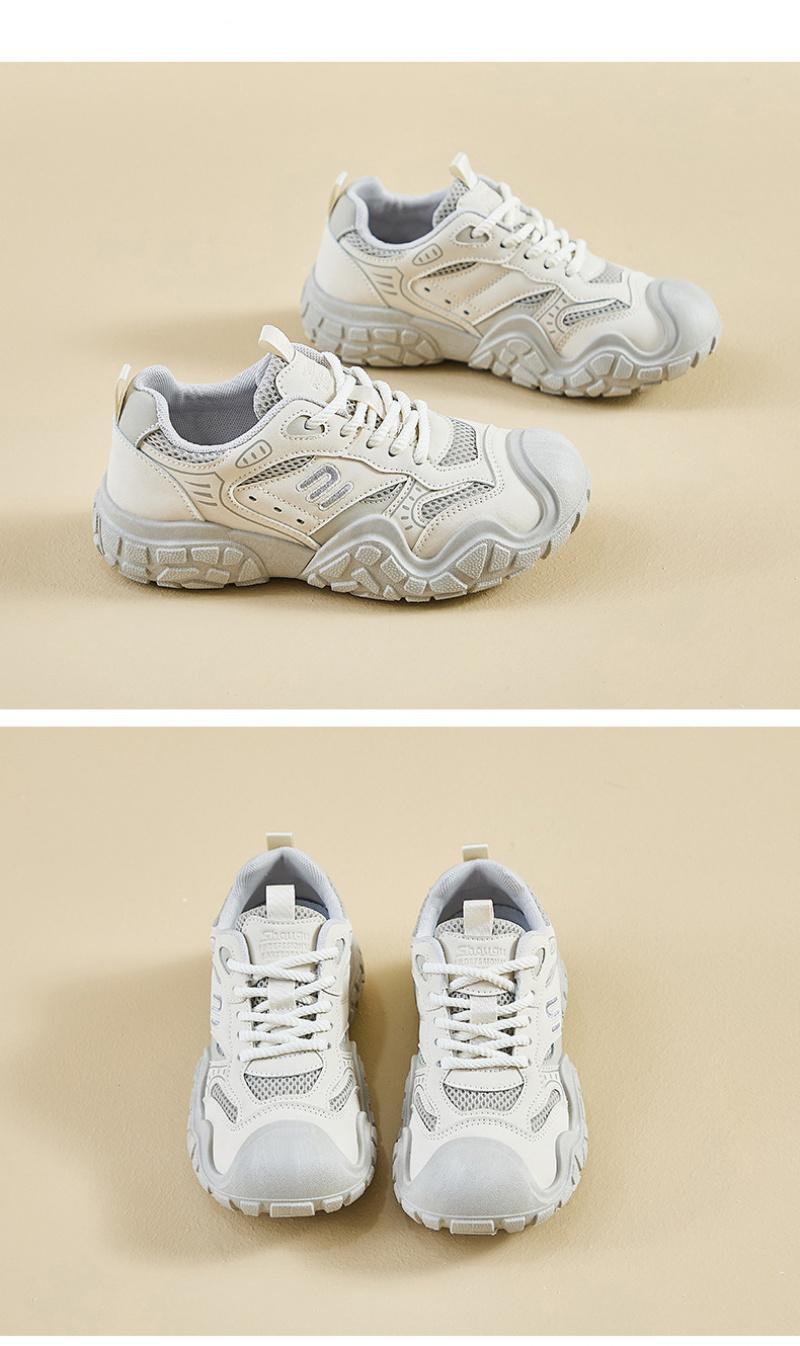 2026 women's running sneakers, shock-absorbing, lightweight, new autumn outdoor hiking shoes, non-slip, breathable dad shoes, unisex