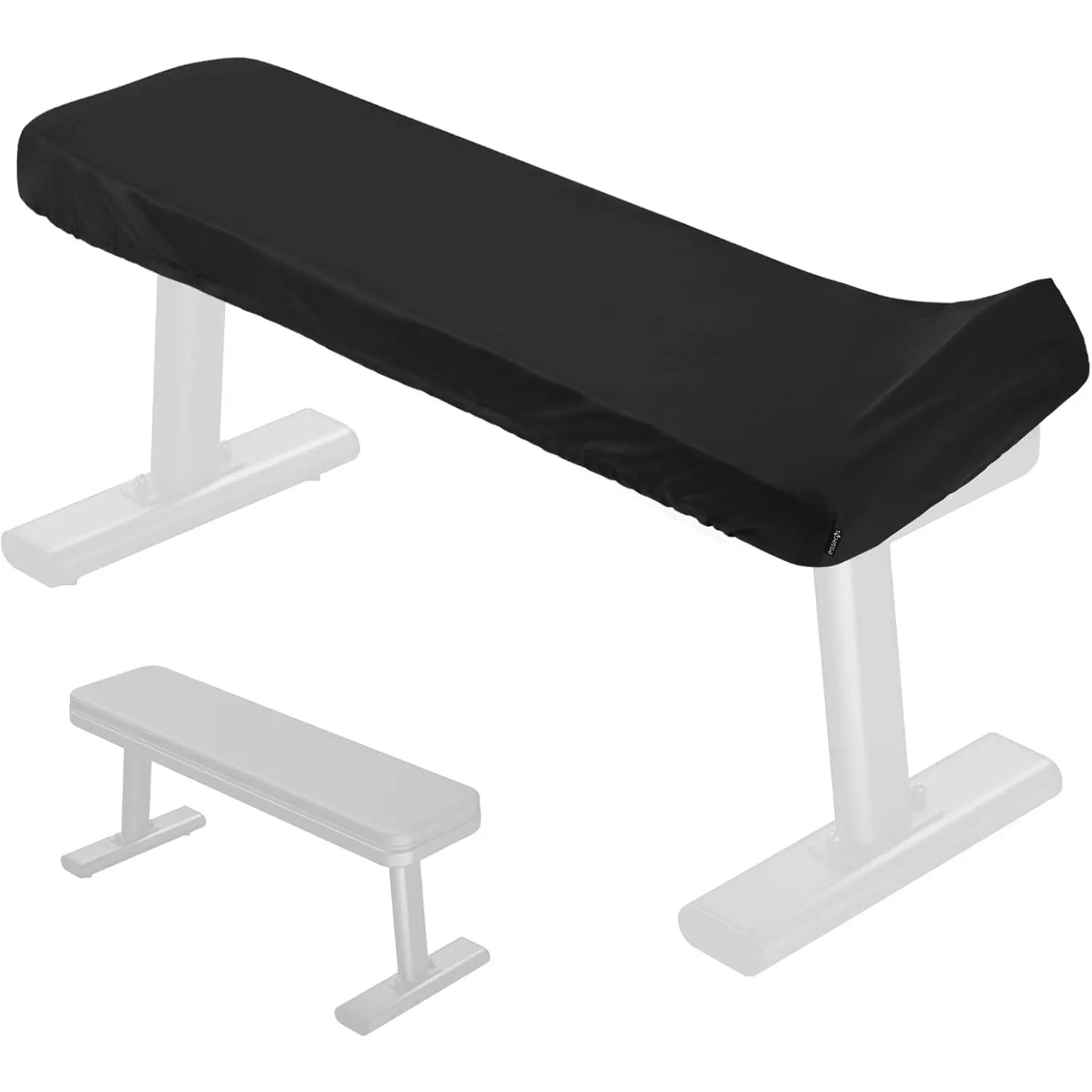 Weight Bench Cover, Gym & Workout Bench Protective Cover for Flat Exercise Sit-up Fitness Bench - Stretchy,  & Washable Protection Sleeve Case for Exercise Strength
