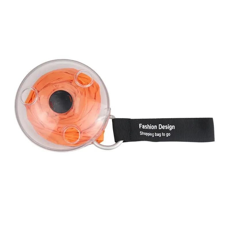 Portable Large Capacity Lightweight Shopping Bag, 1 Count Foldable Reusable Shopping Bag with Storage Box & Lock, Space Saving Design Bag for Travel Outdoor Office School Picnic