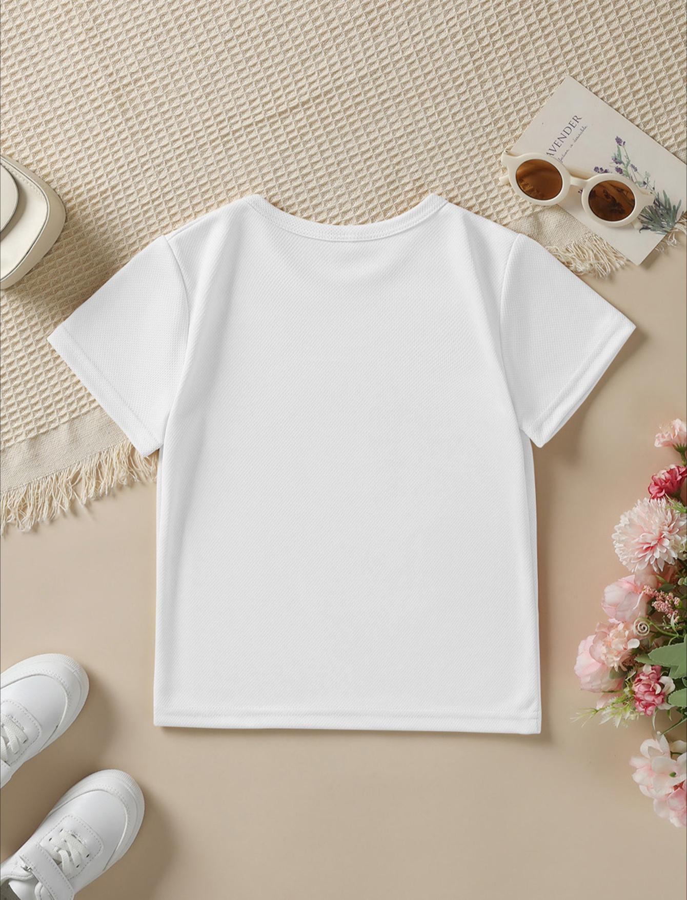 [Soft Boys' Tee] Soft Boys' Short Sleeve Tee | 'I'M Not Pampered, My Grandma Cares for Me' Monogram Design | Light Fabric, Cozy Summer Top, Washable, Sports & Everyday Use