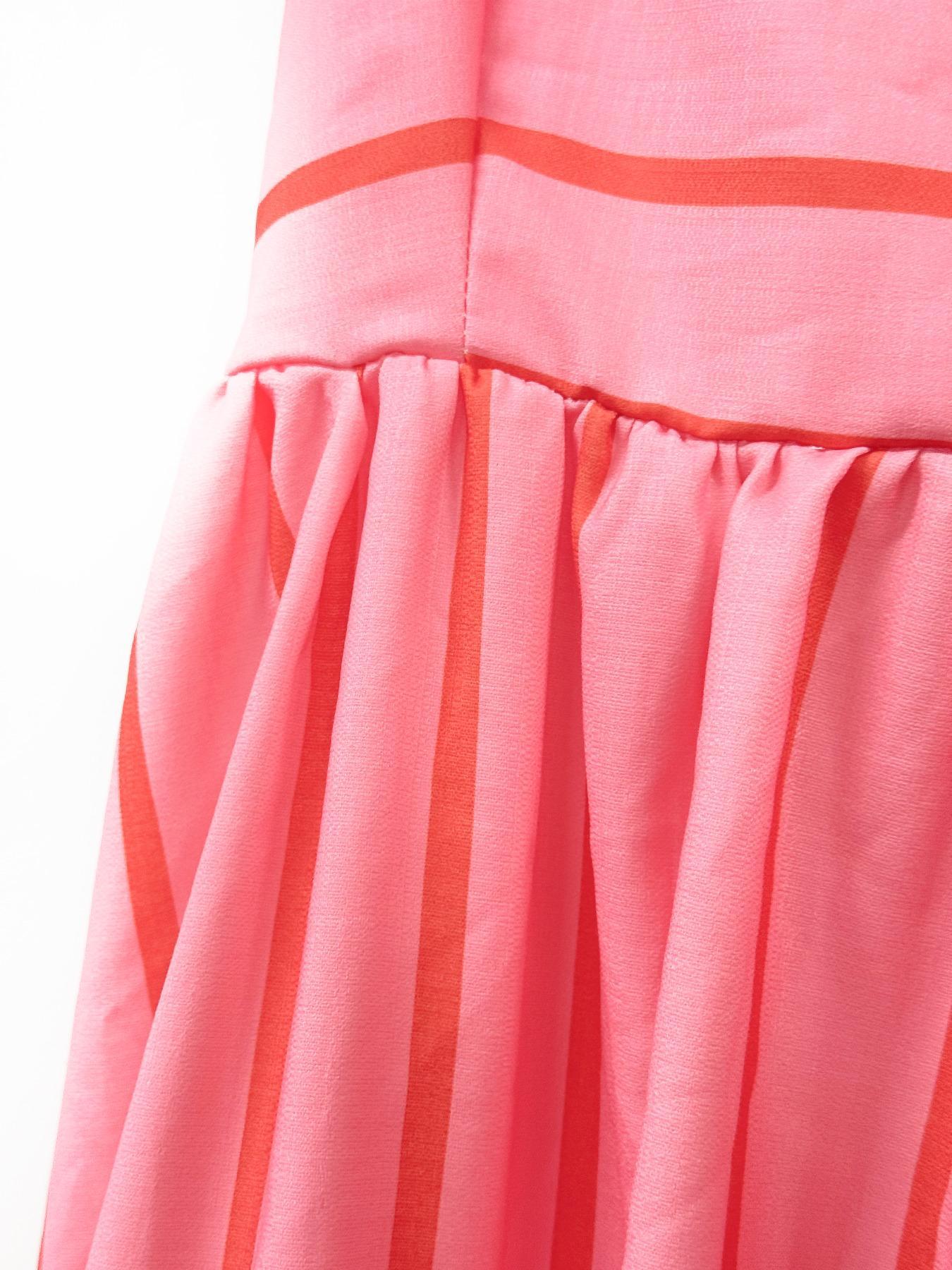 Women's Striped Print Cami Spaghetti Strap Sleeveless Dress, Fashion Casual Long Dress for Daily Outdoor Wear, Ladies Dress for Summer