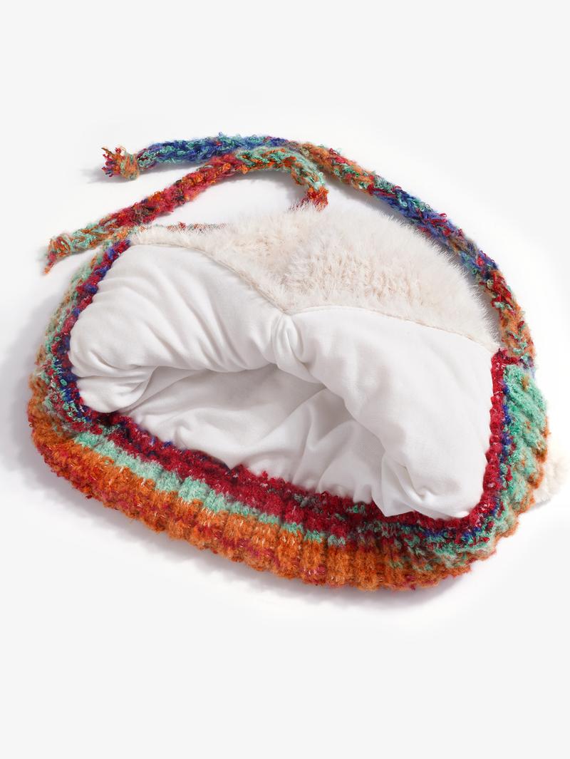 Original design Festive Christmas Antler Hat (It can be used，A hat has multiple uses.)Knitted Ear Protection Windproof Warm Hat Suitable for the family It can be worn by adults , without limiting the circumference of the head，for Thanksgiving & Christmas。