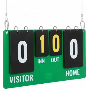 Portable Flip Scoreboard for Baseball & Softball - Easy Fence Mount