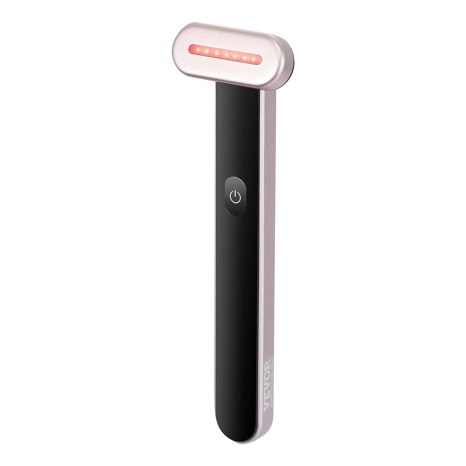 【DealsForYouDays】VEVOR Red Light Therapy Wand for Face and Neck, 3-in-1 LED Facial Wand Red Light Therapy Device with Heating Therapy| Vibrating Facial Massage, Portable LED Beauty Wand