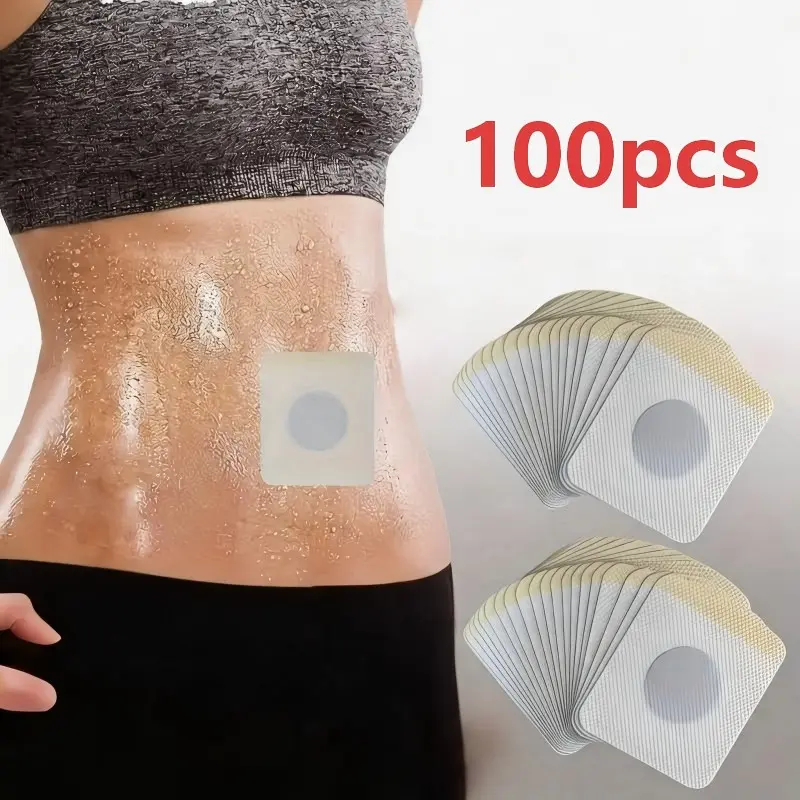 100 Invisible Abdomen Patches for Sports, Commuting, Outdoor Walking & Fitness, Unisex Comfortable and Durable Design