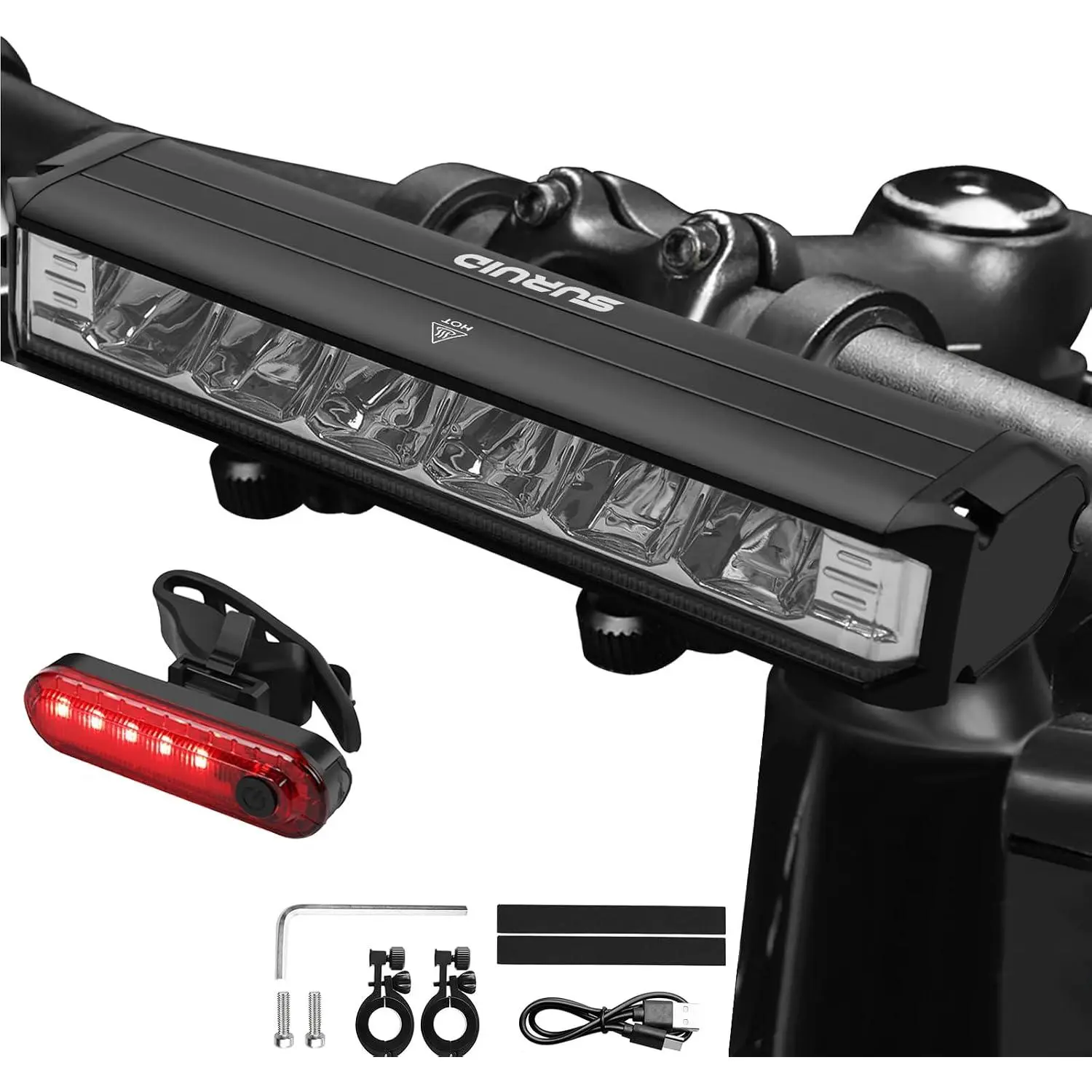 Super Bright LED  Light, USB Rechargeable  Headlight,   Headlight,   Headlight,Daytime Running Light,MTB Off-Road Cycling Commuting